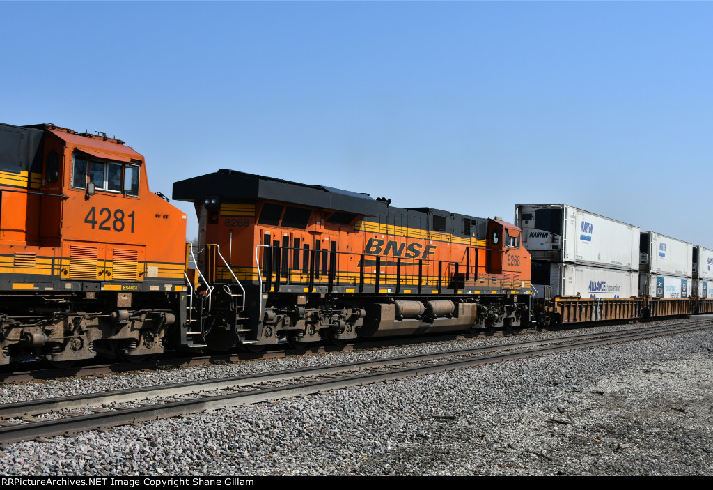 BNSF 8268 Roster shot.